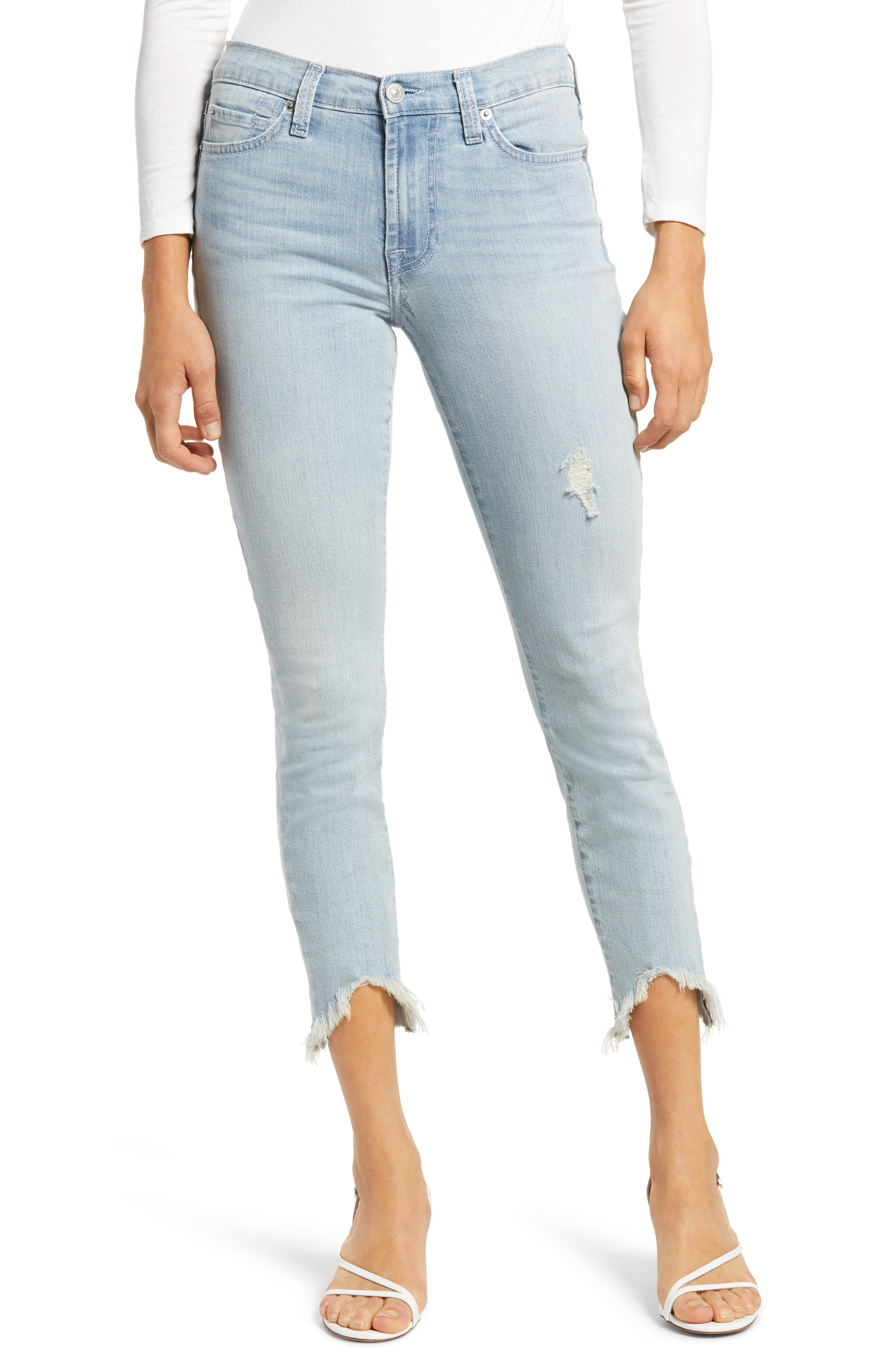 7 For All Mankind Girls Big Ankle Skinny Stretch Jean
